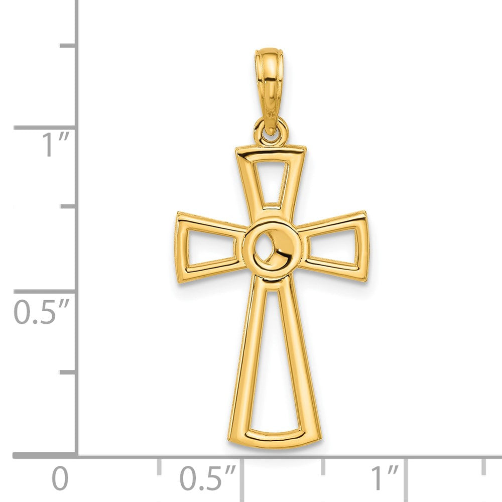 Charlie & Co Jewelry | 14k Polished Fancy Cross - Model D5287