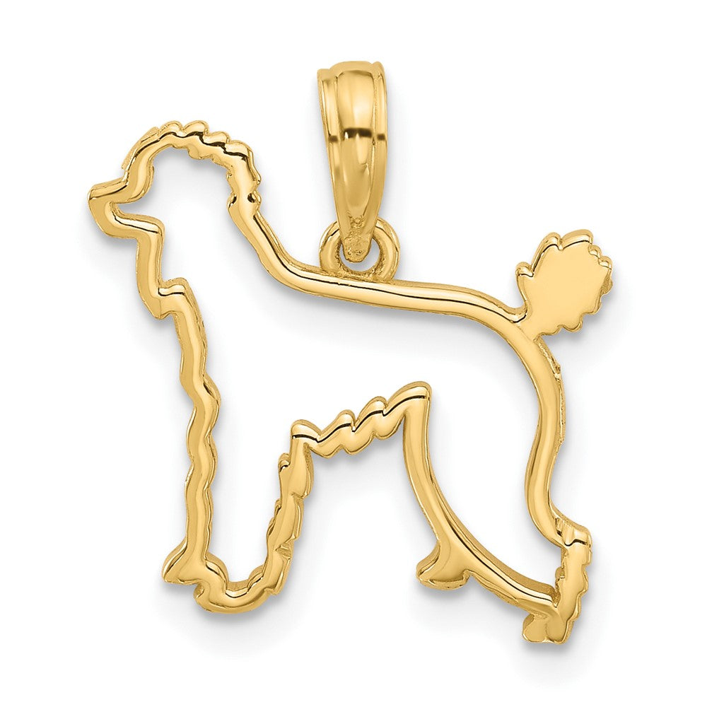Charlie & Co Jewelry | 14k Polished Poodle Dog Outline Charm - Model D5369
