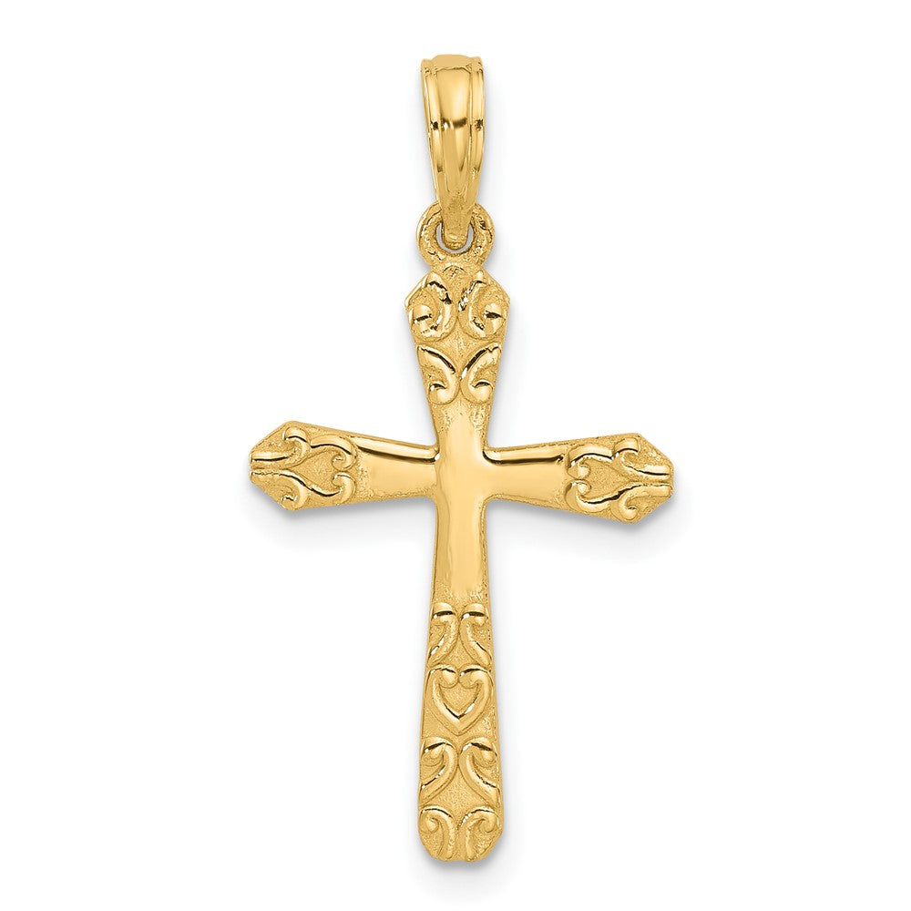 Charlie & Co Jewelry | 14k Fancy Cross Charm - Model D5425