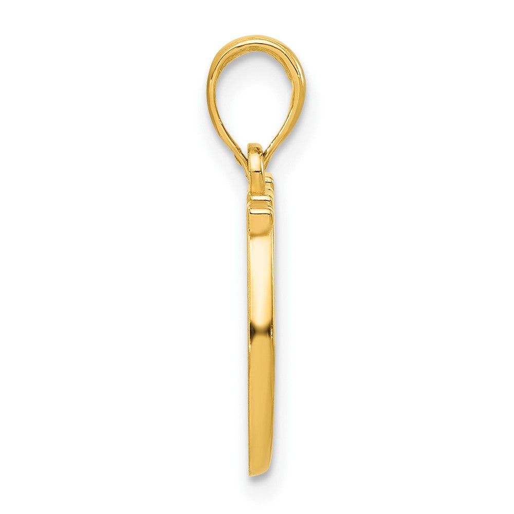 Charlie & Co Jewelry | 14k Polished Double Horseshoe Pendant - Model D5439