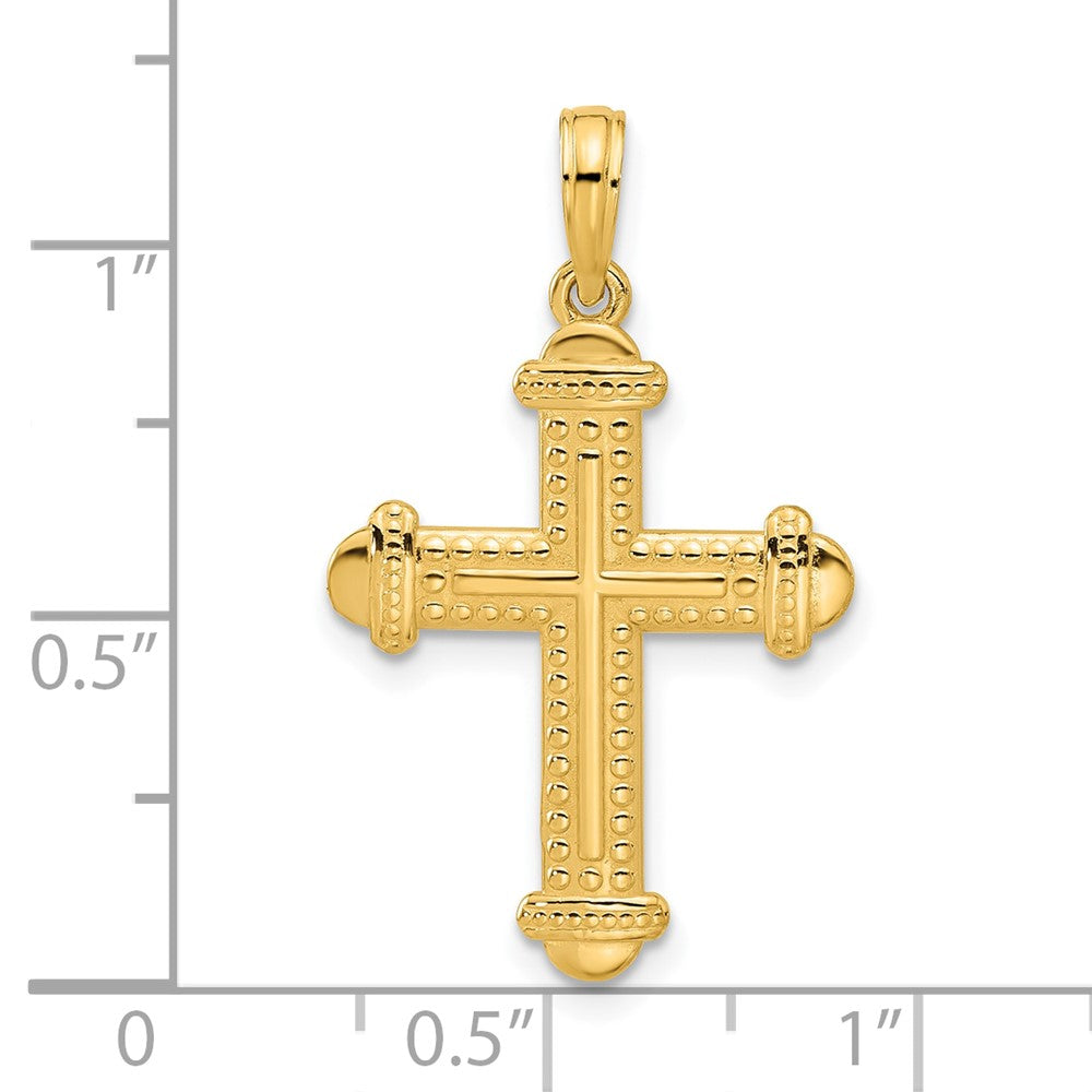 Charlie & Co Jewelry | 14k Fancy Cross Charm - Model D5467