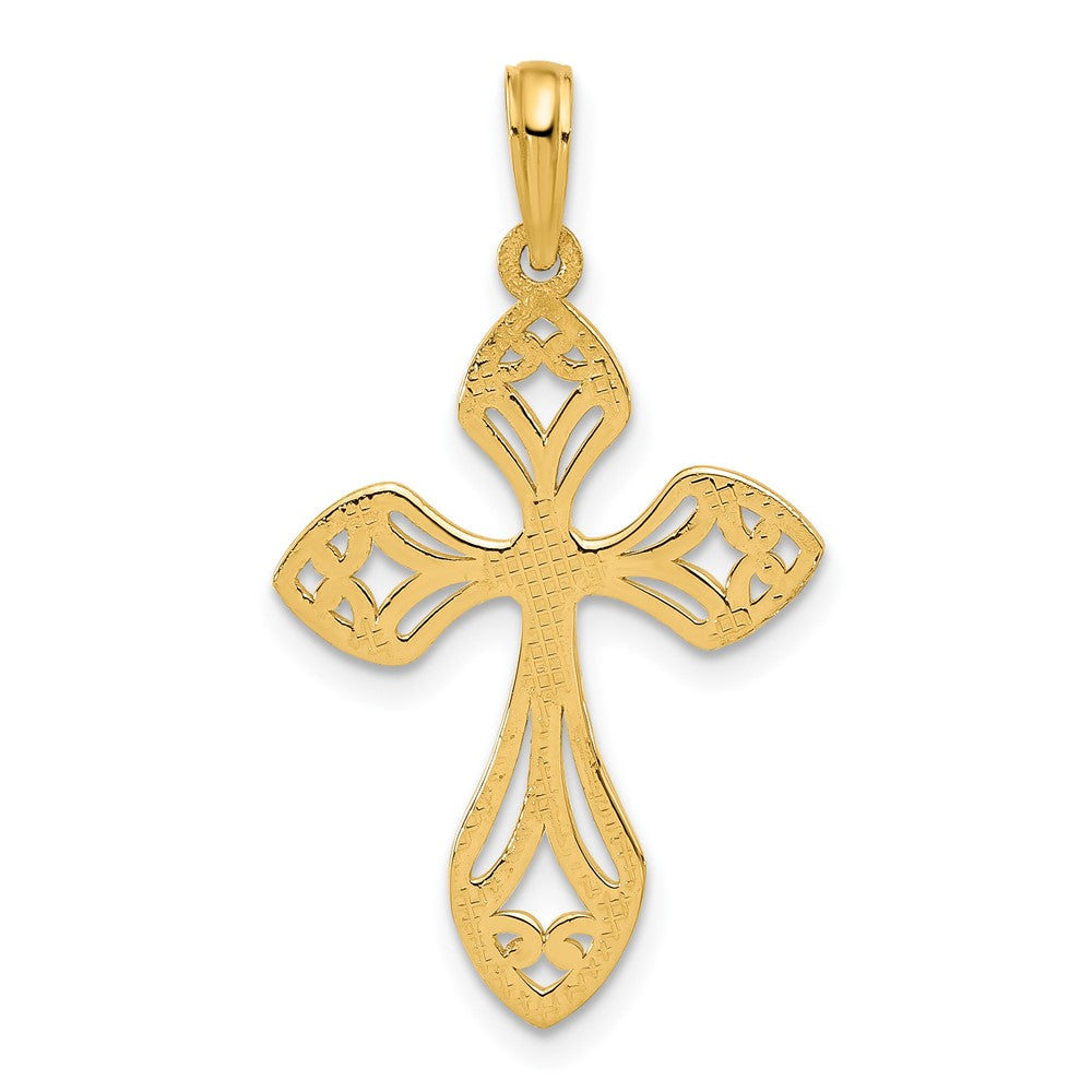 Charlie & Co Jewelry | 14k Fancy Cross Charm - Model D5470