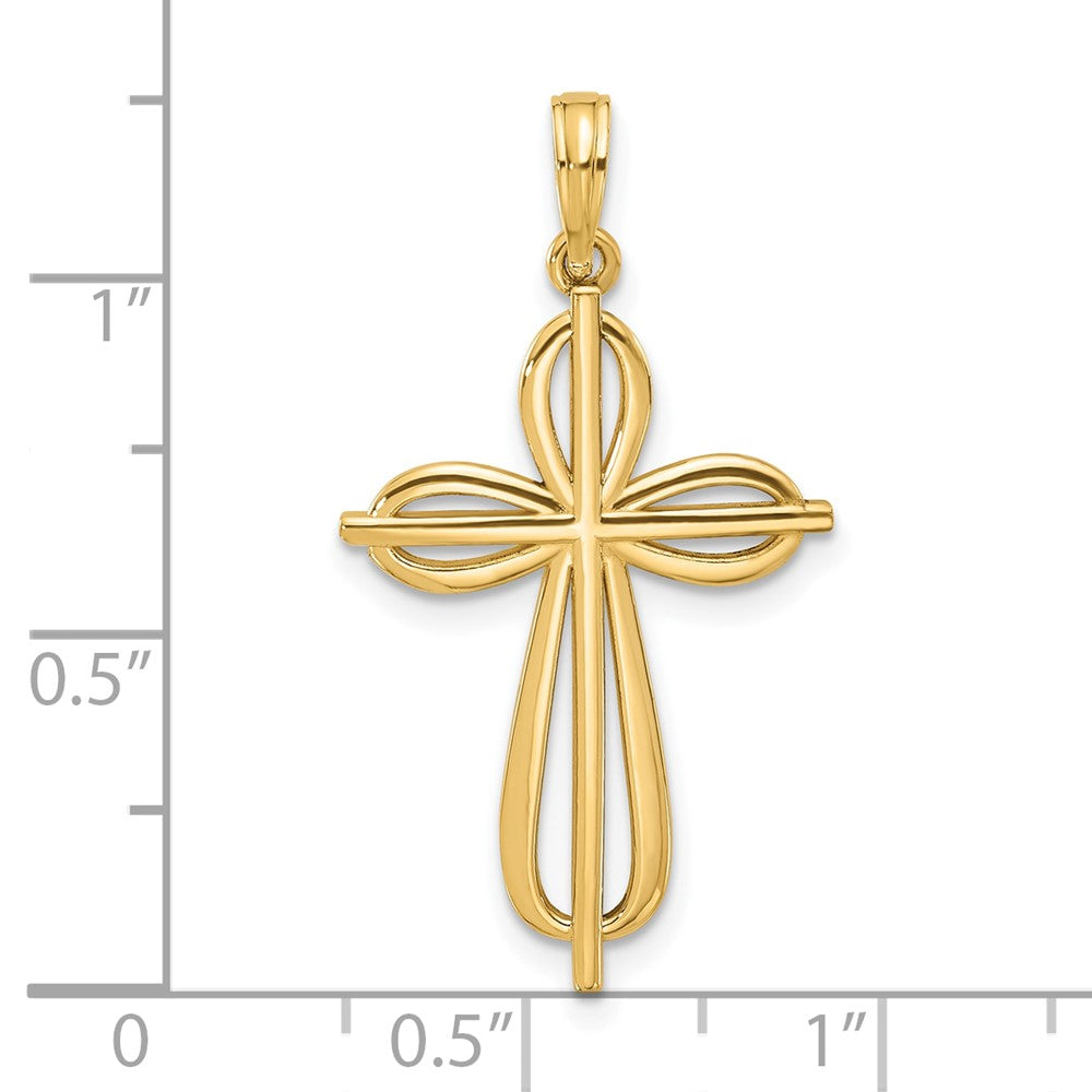 Charlie & Co Jewelry | 14ky Fancy Cross Charm - Model D5511