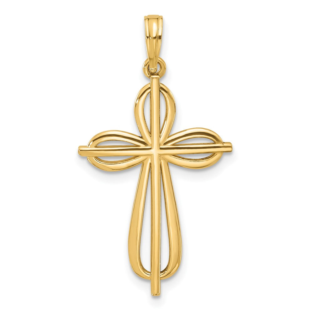 Charlie & Co Jewelry | 14ky Fancy Cross Charm - Model D5511