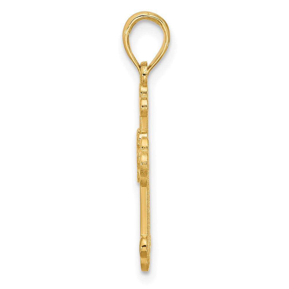 Charlie & Co Jewelry | 14ky Fancy Cross Charm - Model D5516