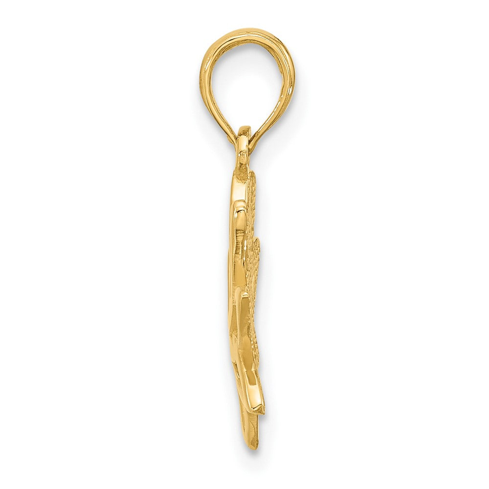 Charlie & Co Jewelry | 14k Polished Fancy Flower Charm - Model D5603
