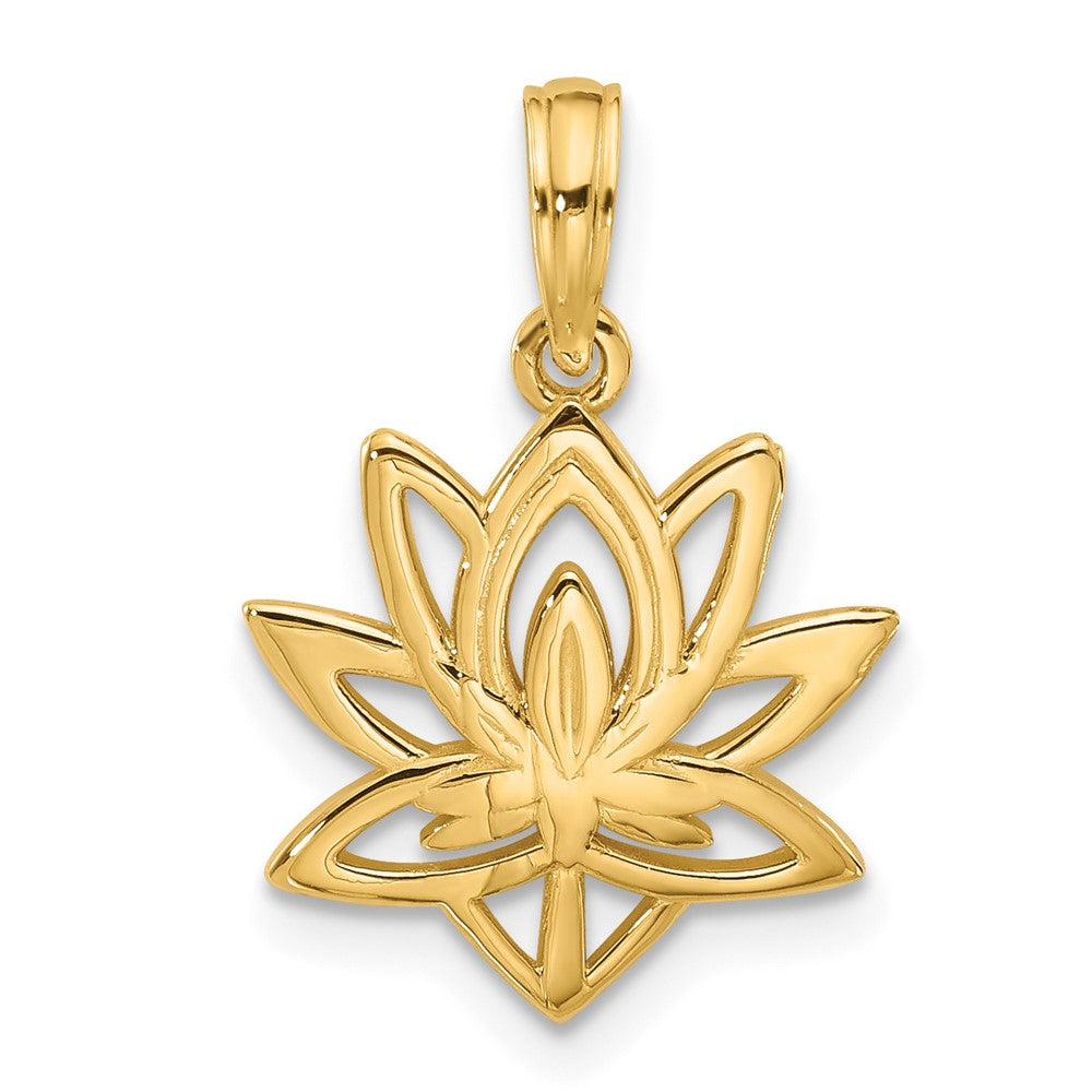 Charlie & Co Jewelry | 14k Polished Fancy Flower Charm - Model D5603