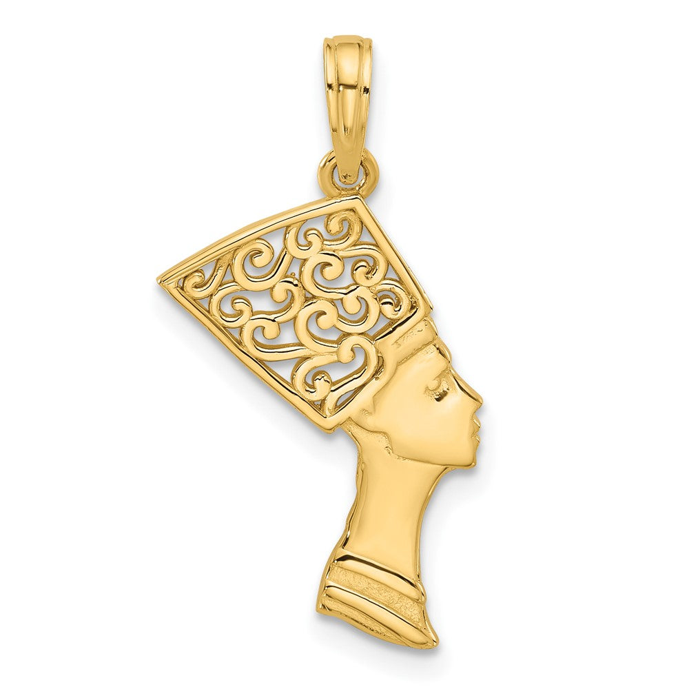 Charlie & Co Jewelry | 14k Fancy Nefertiti Profile Charm - Model D5611