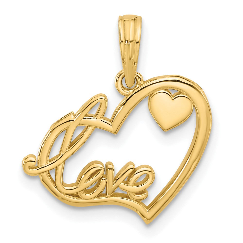 Charlie & Co Jewelry | 14k Polished Fancy Love And Hearts Charm - Model D5618