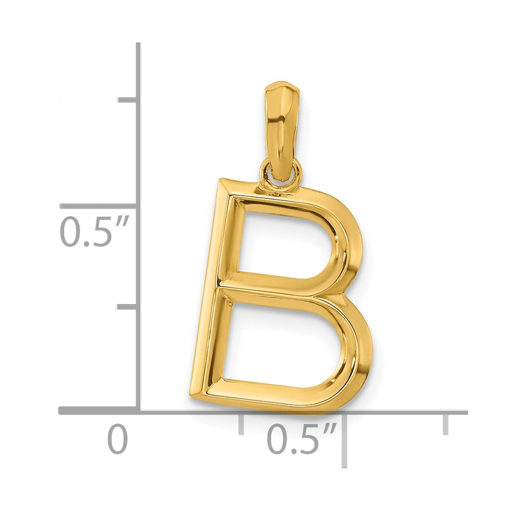 Charlie & Co Jewelry | 14ky Fancy Letter B - Model D5668B