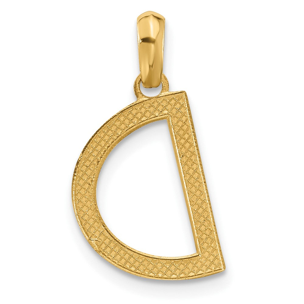 Charlie & Co Jewelry | 14ky Fancy Letter D - Model D5668D