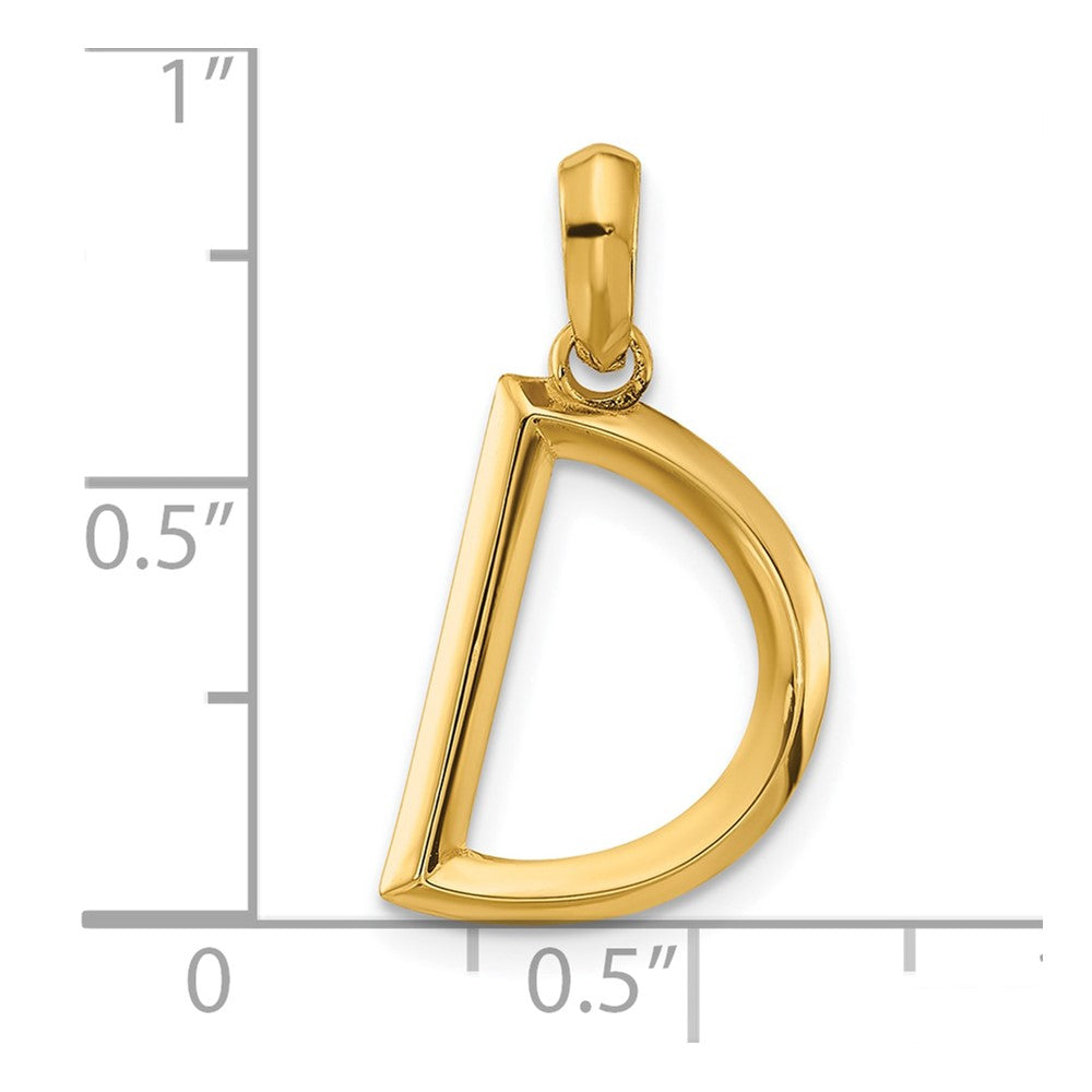Charlie & Co Jewelry | 14ky Fancy Letter D - Model D5668D