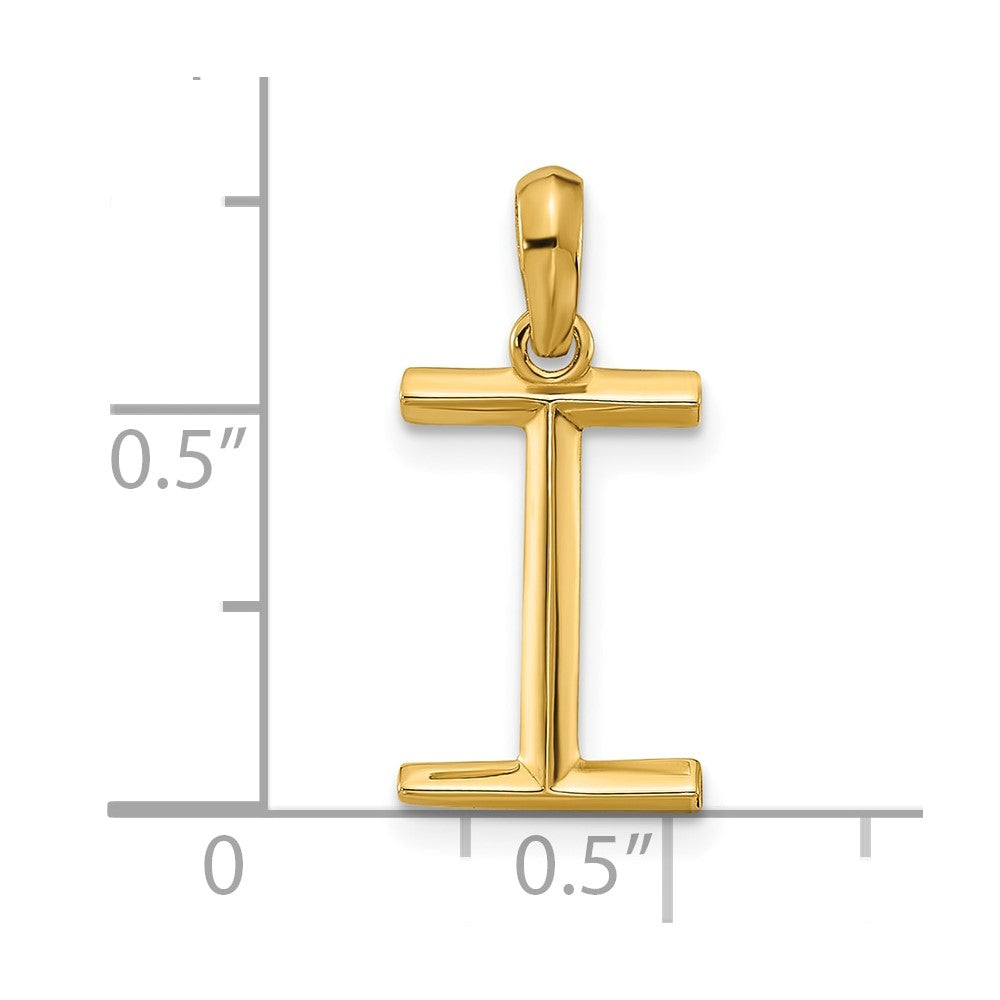 Charlie & Co Jewelry | 14ky Fancy Letter I - Model D5668I