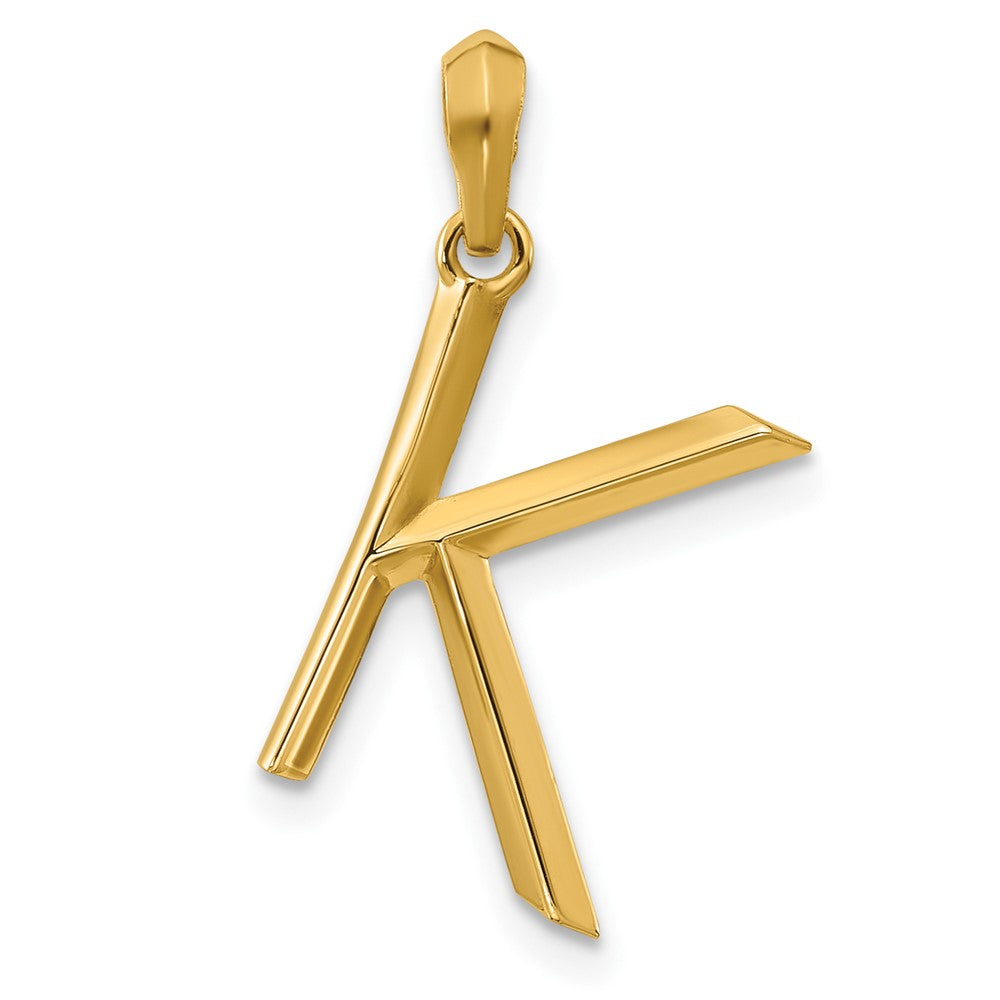 Charlie & Co Jewelry | 14ky Fancy Letter K - Model D5668K