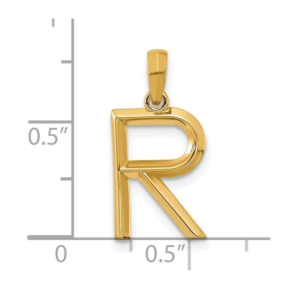Charlie & Co Jewelry | 14ky Fancy Letter R - Model D5668R