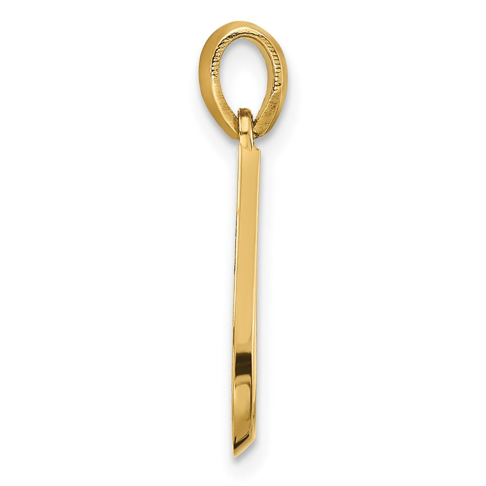 Charlie & Co Jewelry | 14ky Fancy Letter U - Model D5668U
