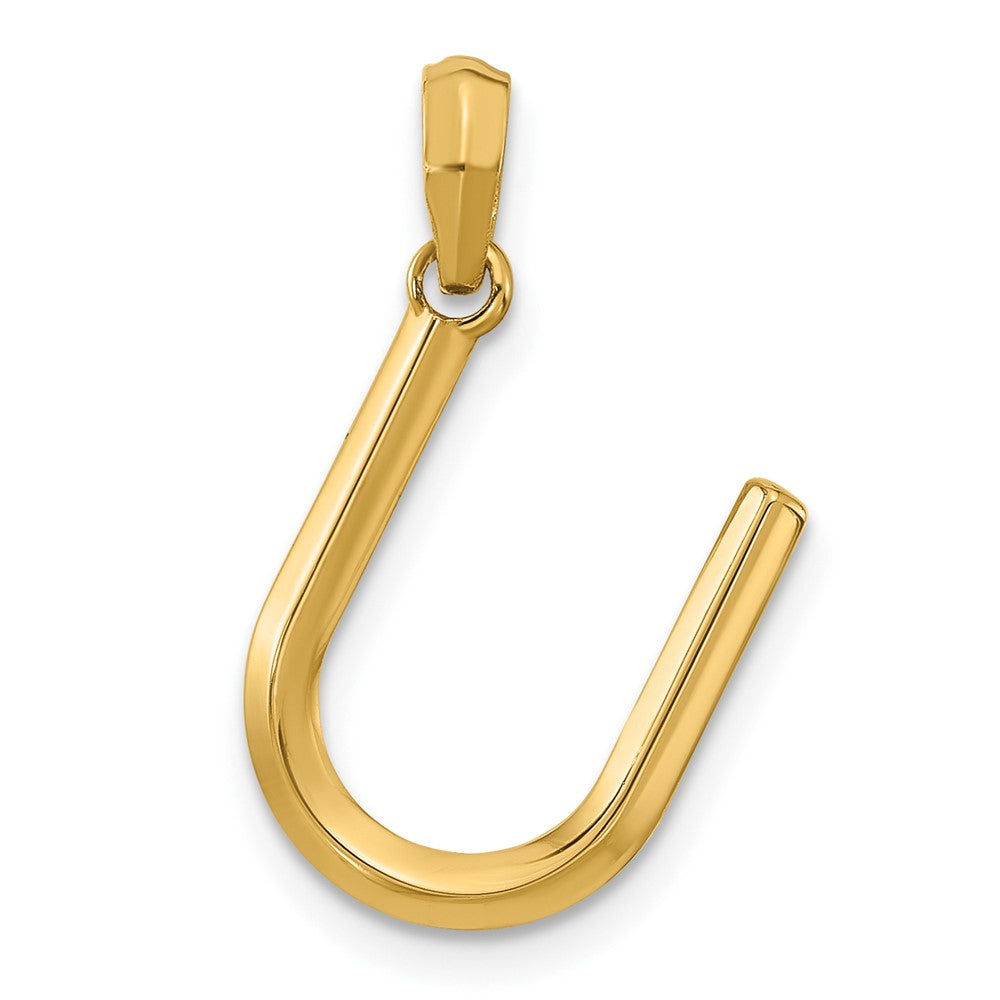 Charlie & Co Jewelry | 14ky Fancy Letter U - Model D5668U