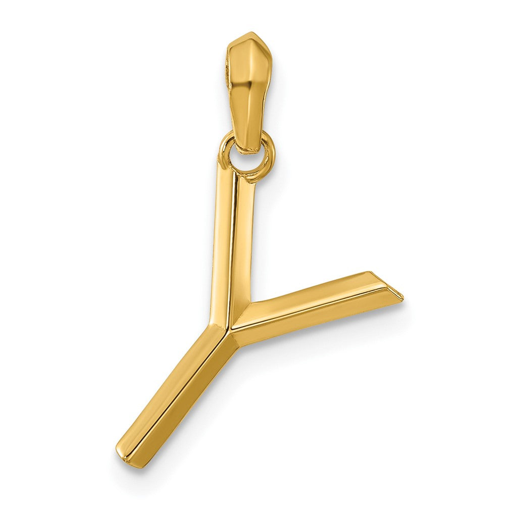 Charlie & Co Jewelry | 14ky Fancy Letter Y - Model D5668Y