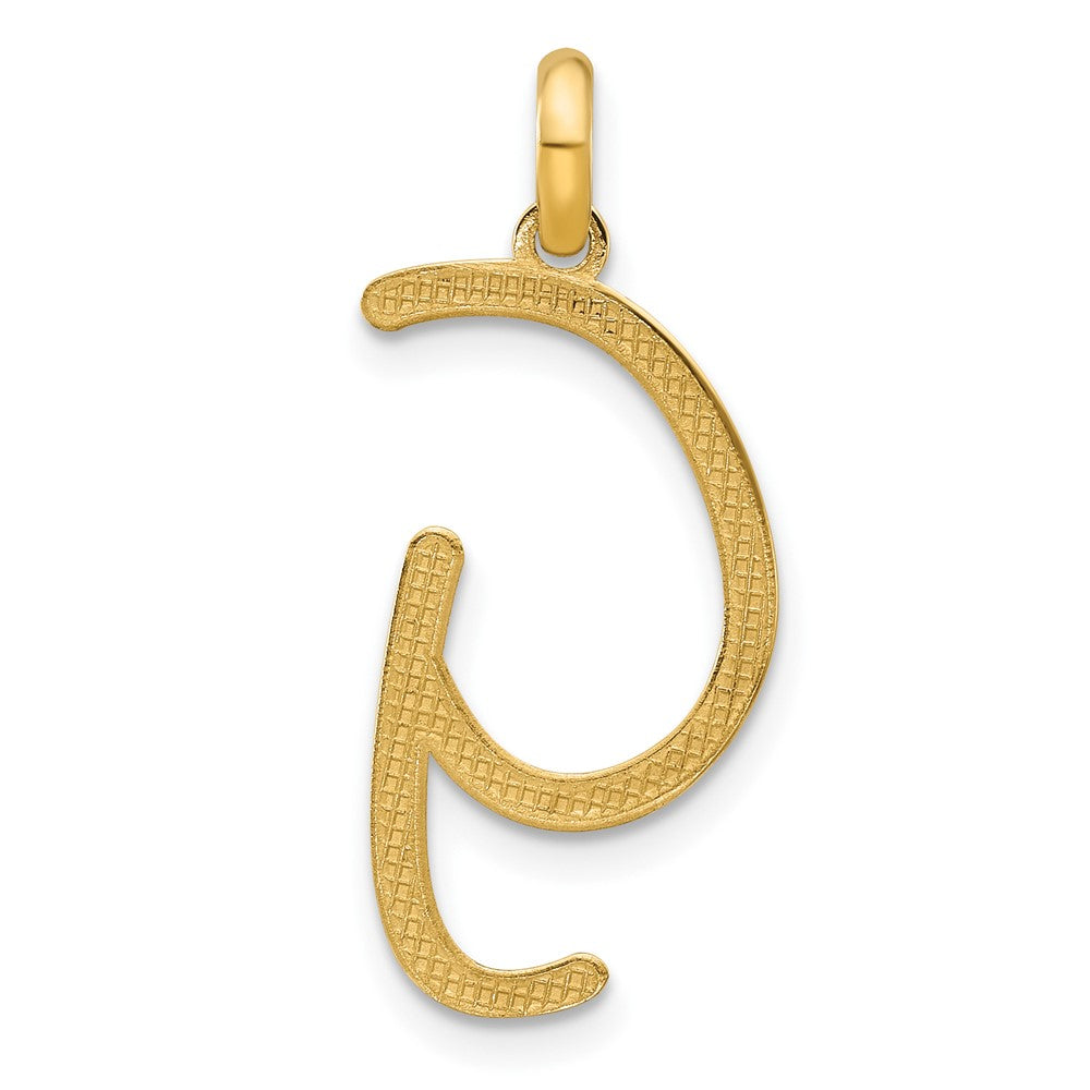 14K Gold Fancy Letter 'G' Charm Pendant - Charlie & Co. Jewelry