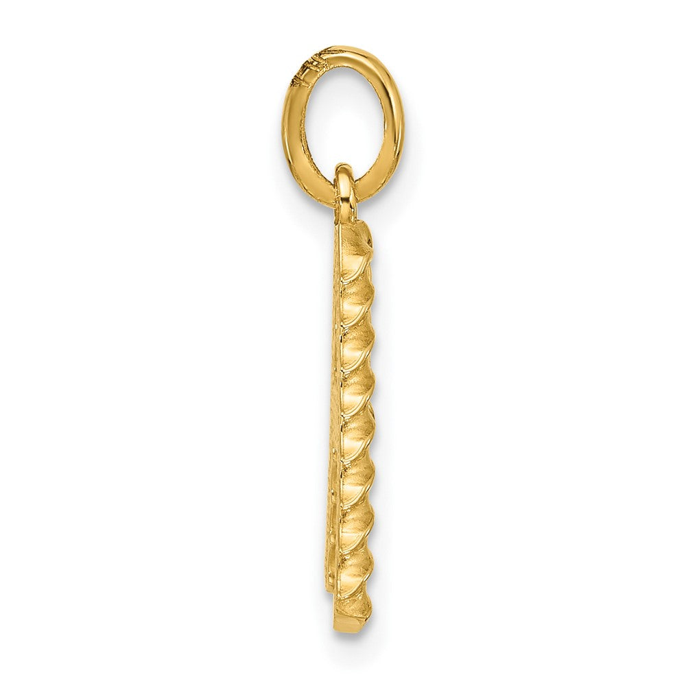 Charlie & Co Jewelry | 14ky Fancy Twist Letter A - Model D5677A