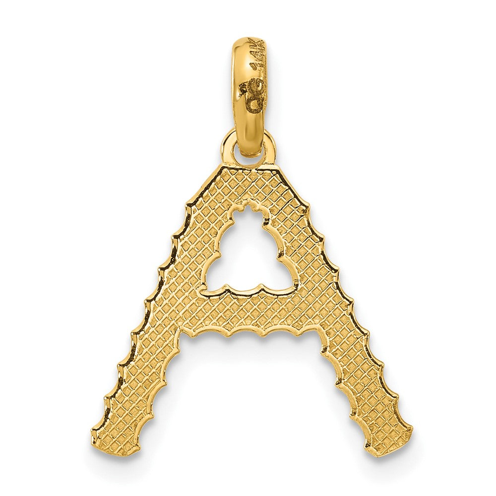 Charlie & Co Jewelry | 14ky Fancy Twist Letter A - Model D5677A
