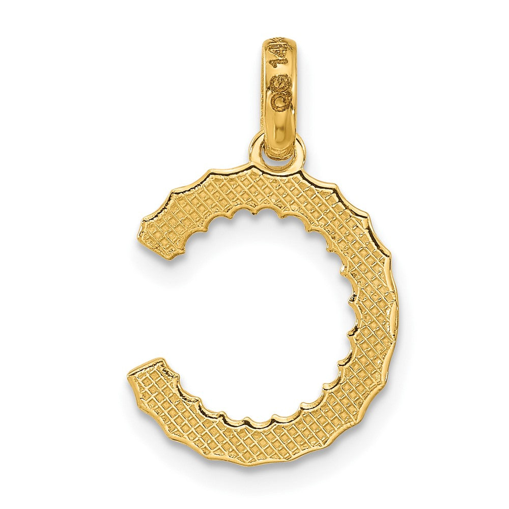 Charlie & Co Jewelry | 14ky Fancy Twist Letter C - Model D5677C