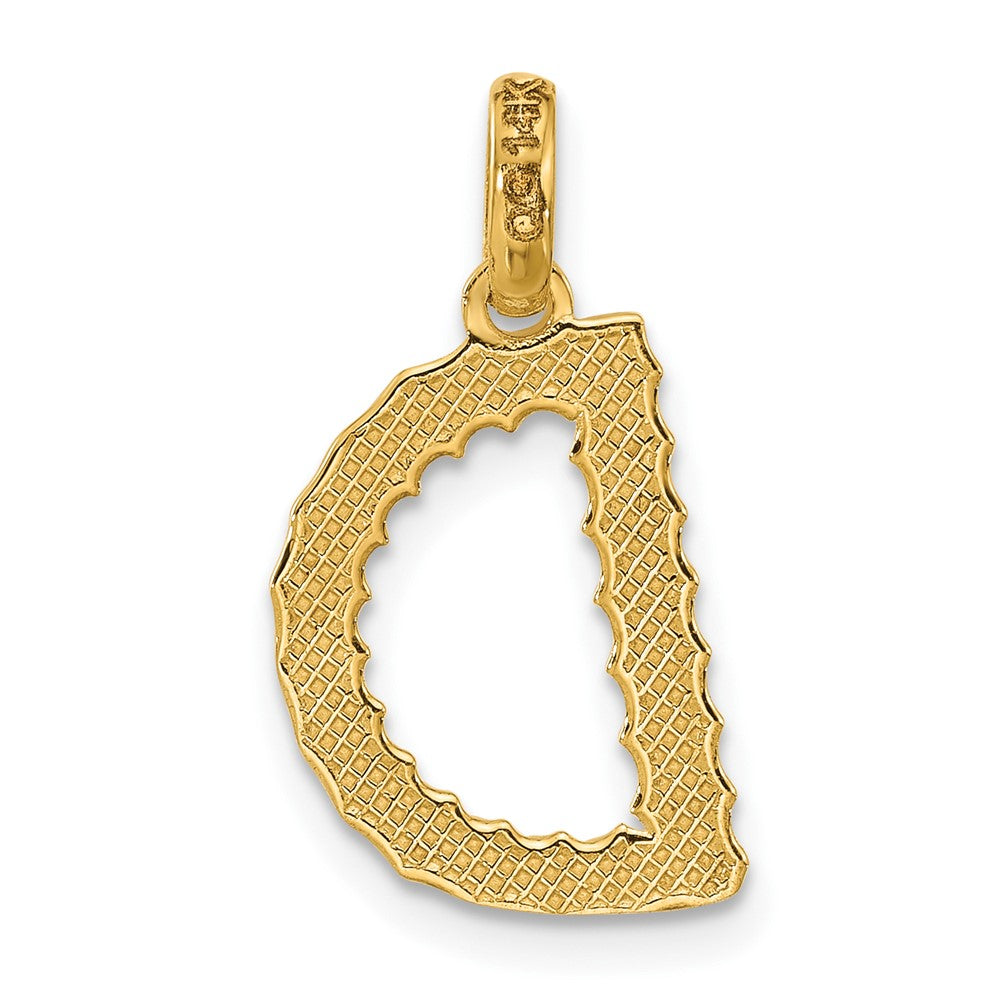 Charlie & Co Jewelry | 14ky Fancy Twist Letter D - Model D5677D