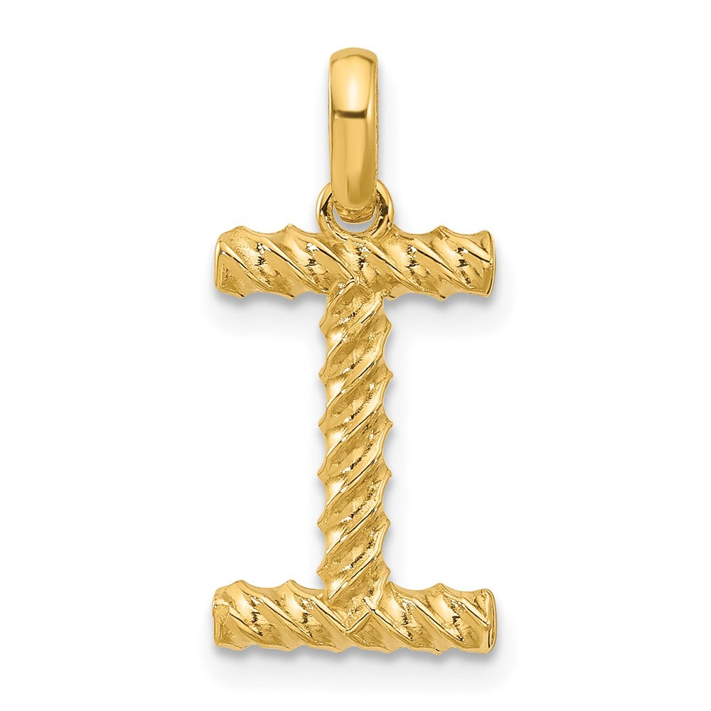 Charlie & Co Jewelry | 14ky Fancy Twist Letter I - Model D5677I