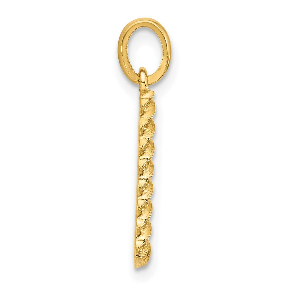 Charlie & Co Jewelry | 14ky Fancy Twist Letter L - Model D5677L