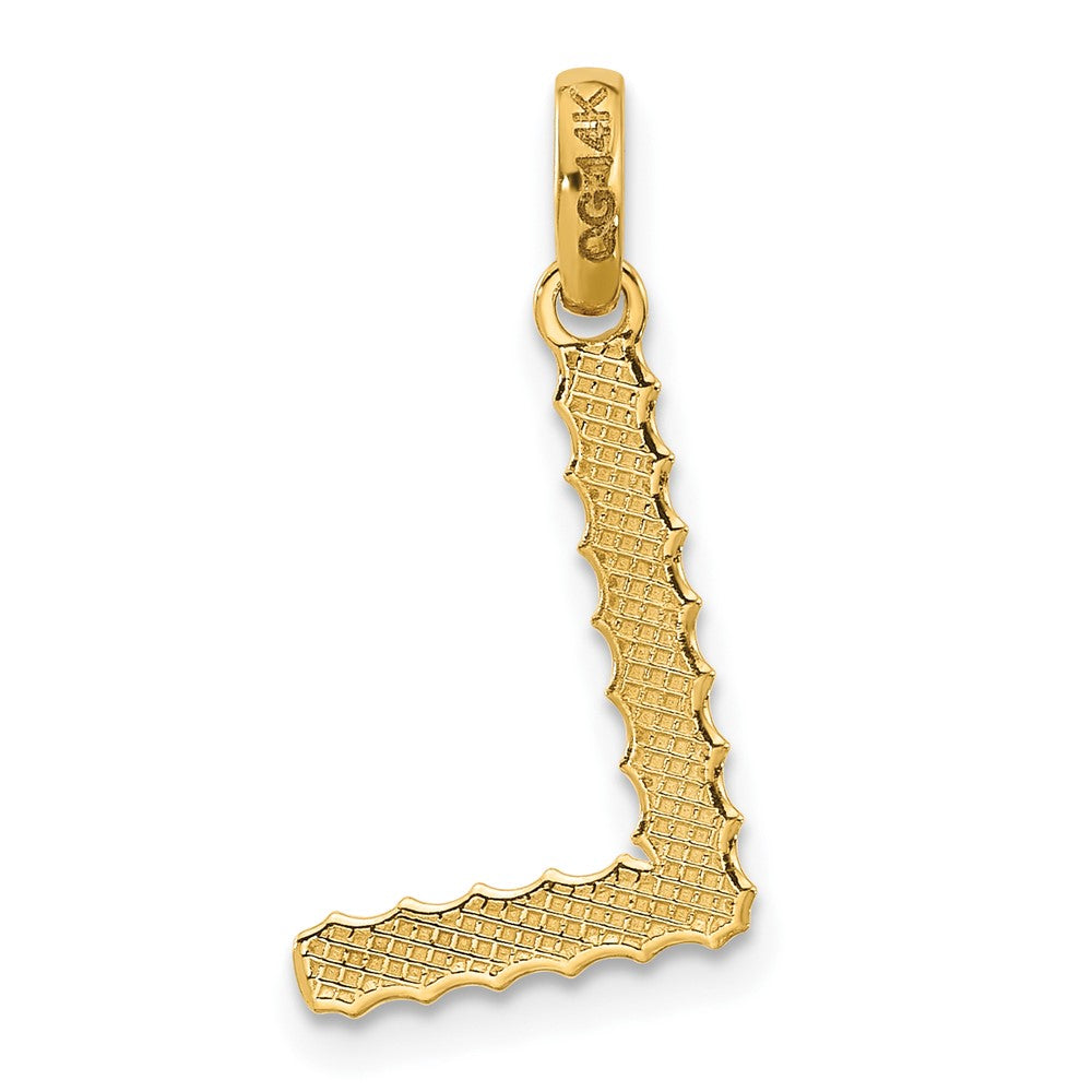 Charlie & Co Jewelry | 14ky Fancy Twist Letter L - Model D5677L