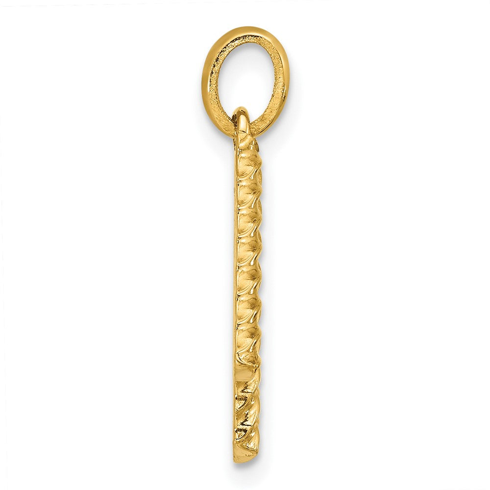 Charlie & Co Jewelry | 14ky Fancy Twist Letter N - Model D5677N