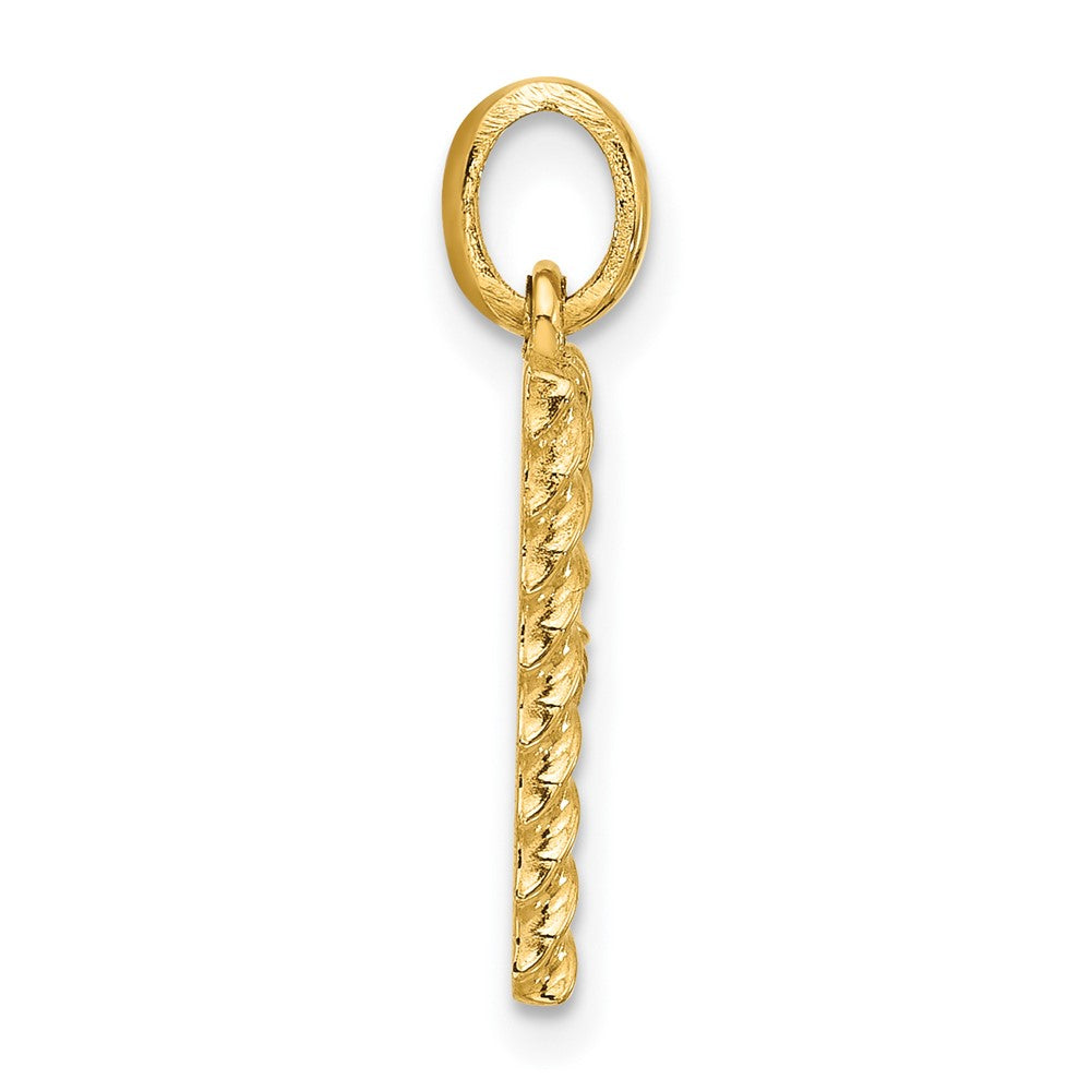 Charlie & Co Jewelry | 14ky Fancy Twist Letter P - Model D5677P