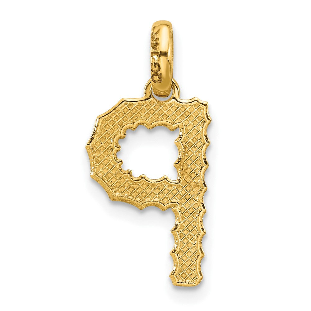 Charlie & Co Jewelry | 14ky Fancy Twist Letter P - Model D5677P