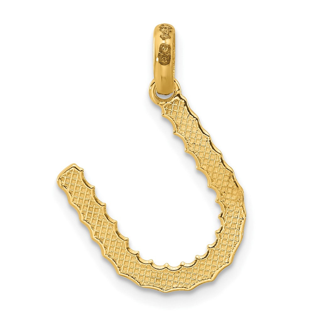 Charlie & Co Jewelry | 14ky Fancy Twist Letter U - Model D5677U