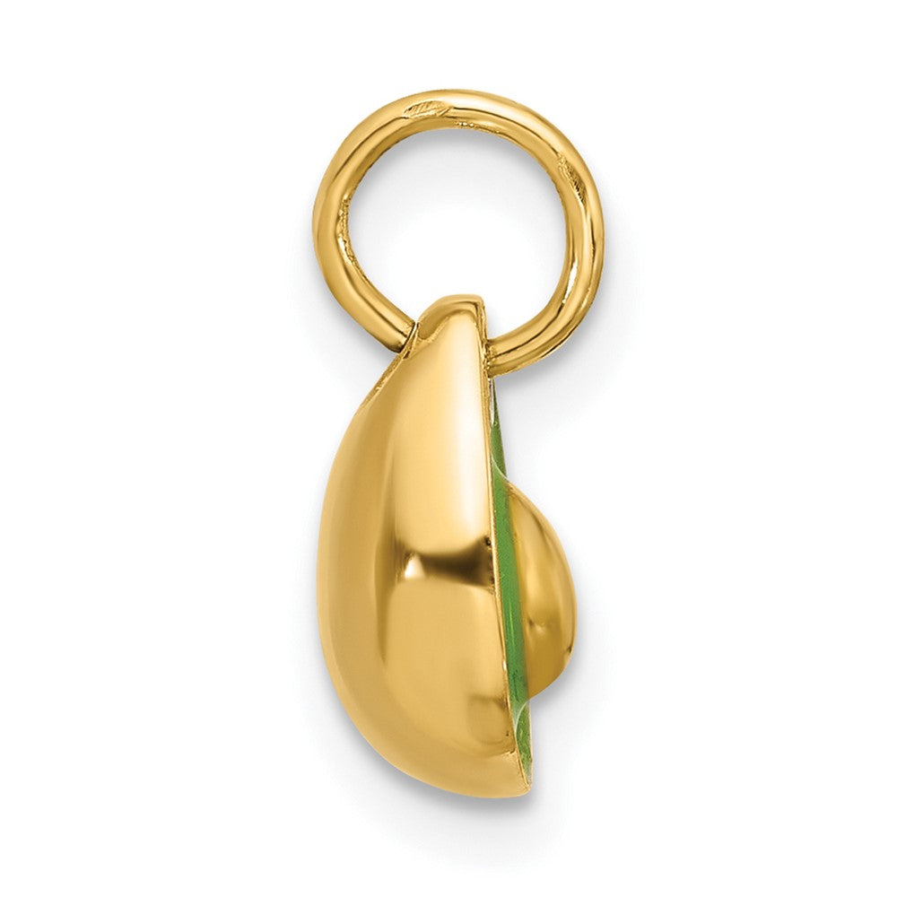 Charlie & Co Jewelry | 14ky Fancy Avocado With Green Epoxy - Model D5686