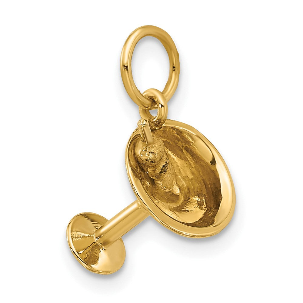 Charlie & Co Jewelry | 14ky Fancy Martini Glass With Olives - Model D5689