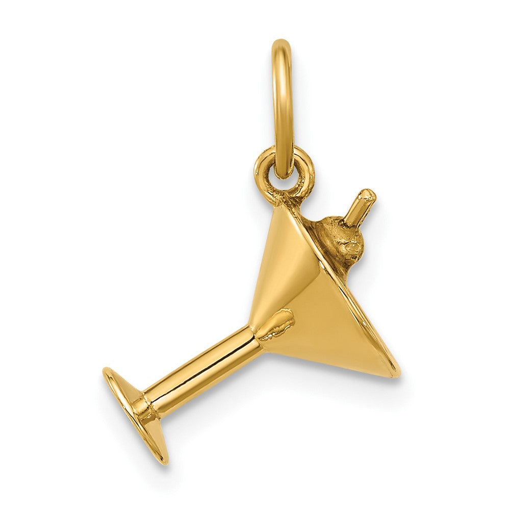 Charlie & Co Jewelry | 14ky Fancy Martini Glass With Olives - Model D5689