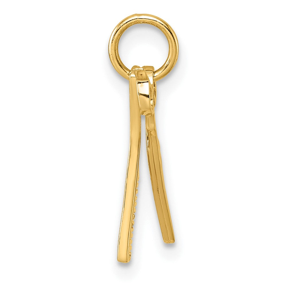 Charlie & Co Jewelry | 14ky Fancy Comb And Scissors Pendant - Model D5712