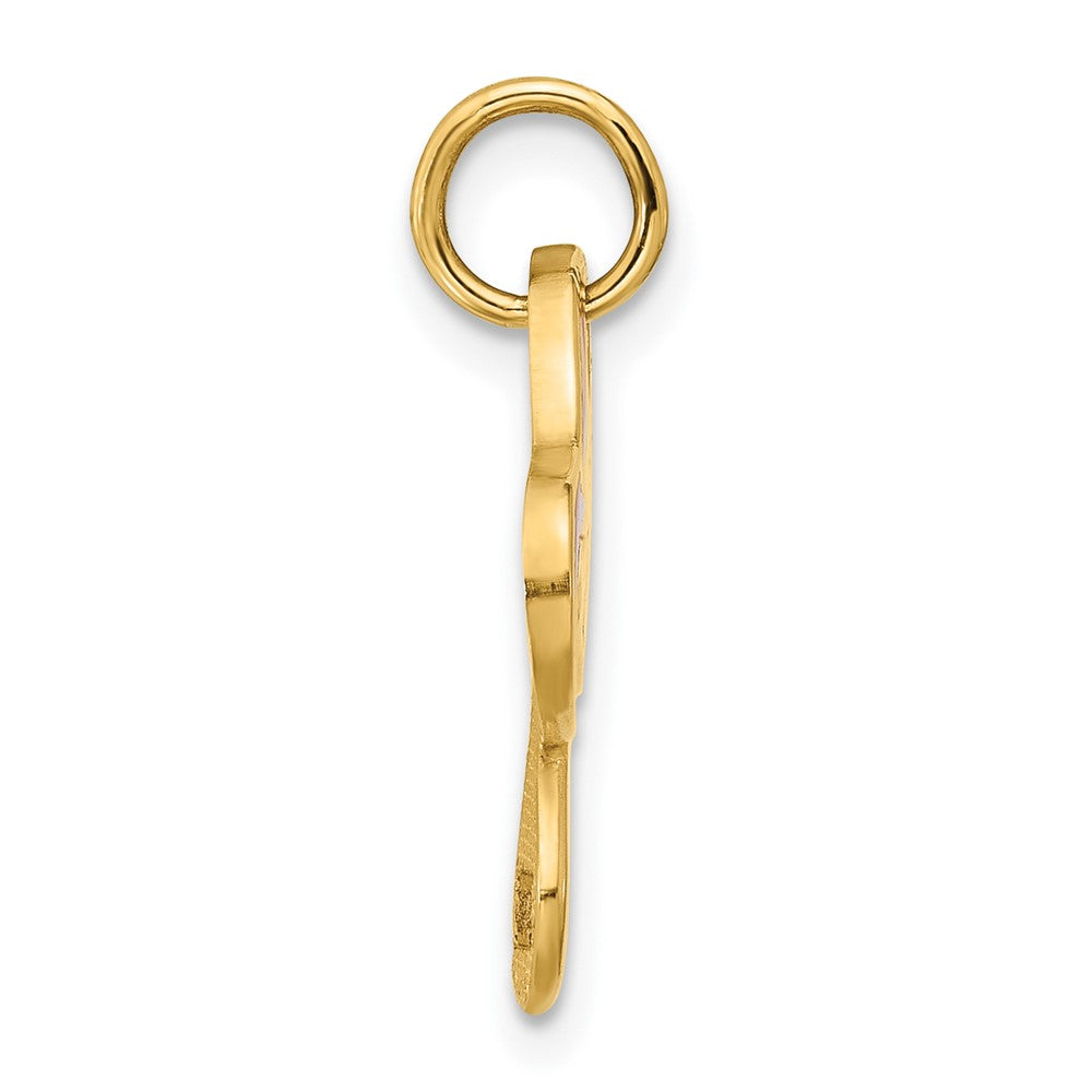 Charlie & Co Jewelry | 14ky Flat Toadstool Charm - Model D5719