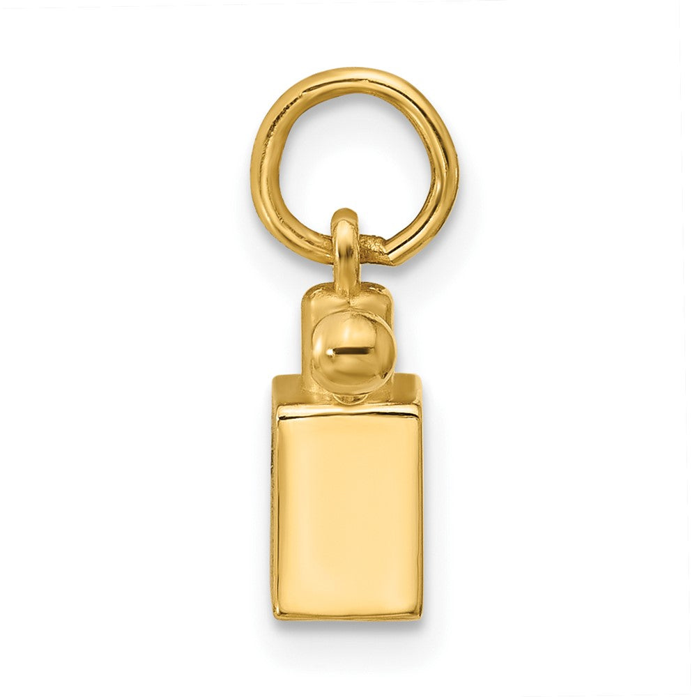 Charlie & Co Jewelry | 14ky Square Perfume Bottle Charm - Model D5722
