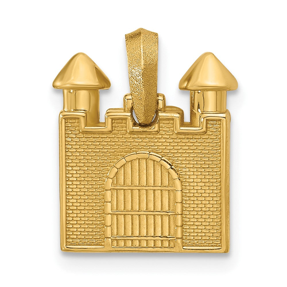 Charlie & Co Jewelry | 14ky 2d Castle Pendant - Model D5725