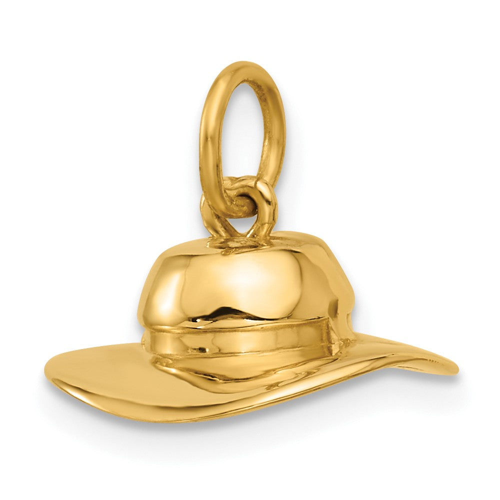 Charlie & Co Jewelry | 14ky Sun Hat Charm - Model D5729