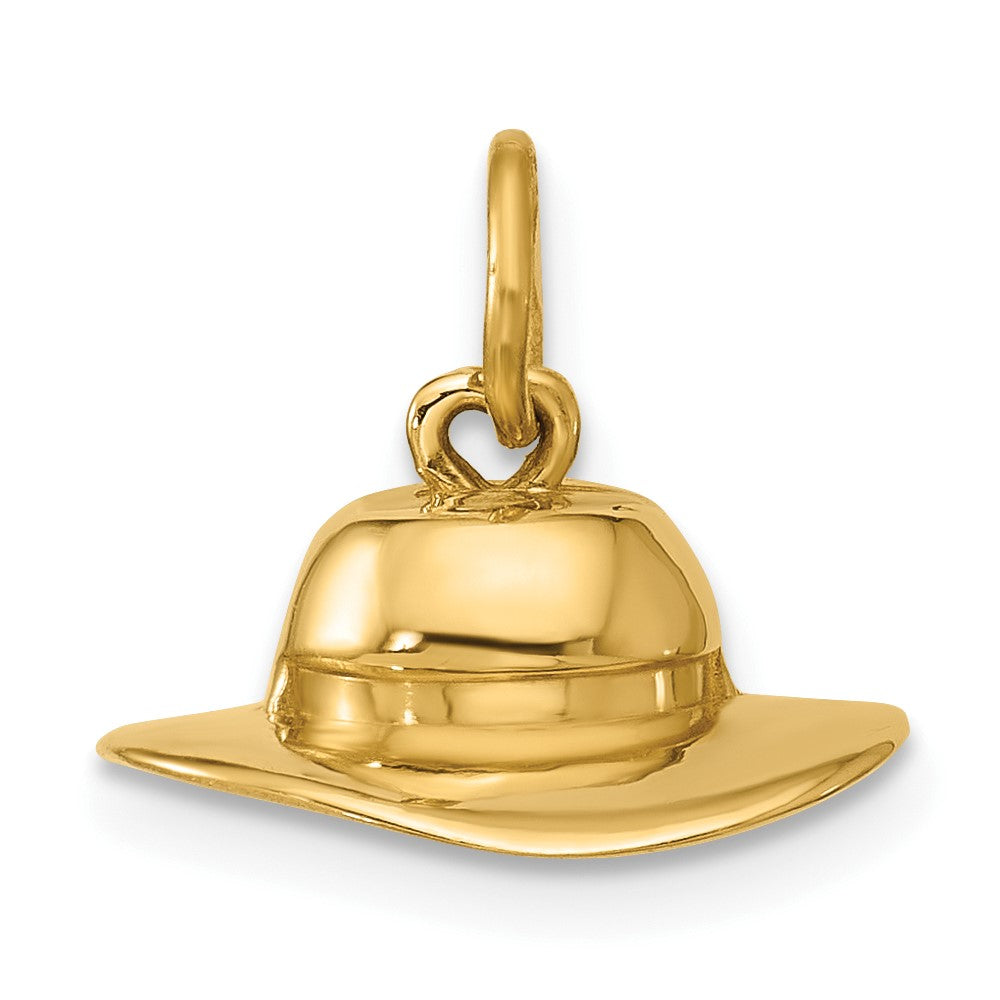 Charlie & Co Jewelry | 14ky Sun Hat Charm - Model D5729