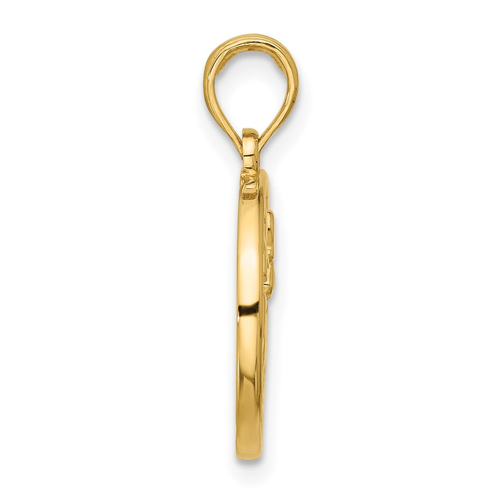Charlie & Co Jewelry | 14k Polished Round Sagittarius Pendant - Model D5734
