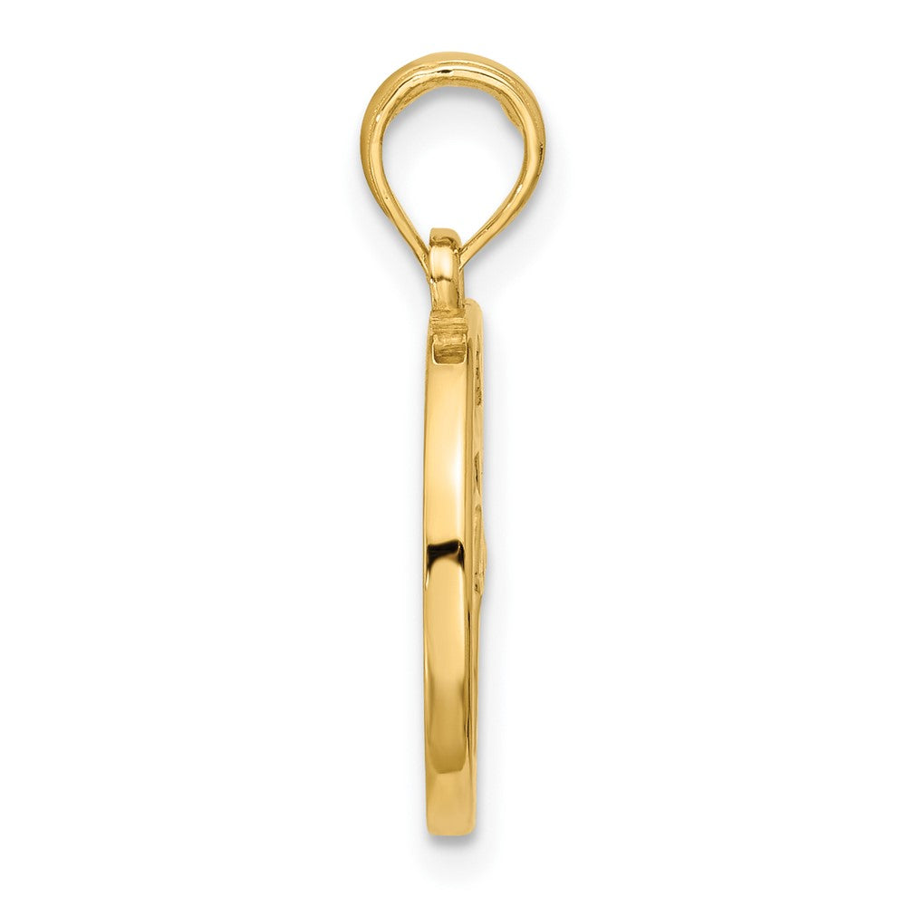Charlie & Co Jewelry | 14k Polished Round Libra Pendant - Model D5742
