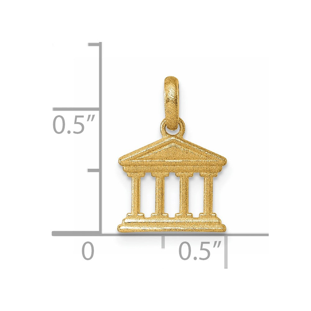 Charlie & Co Jewelry | 14k Polished Temple Pendant - Model D5765