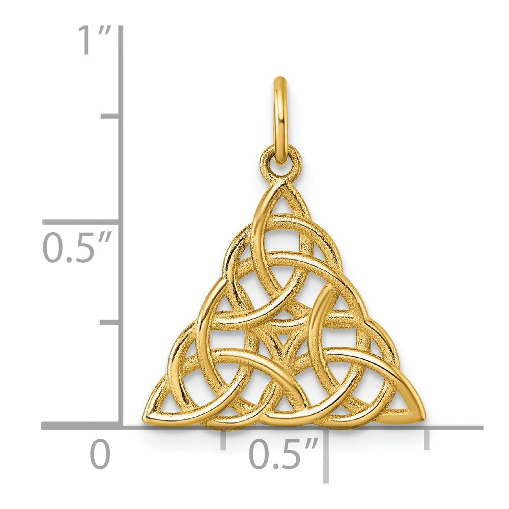 Charlie & Co Jewelry | 14k Polished Celtic Knot Pendant - Model D5784