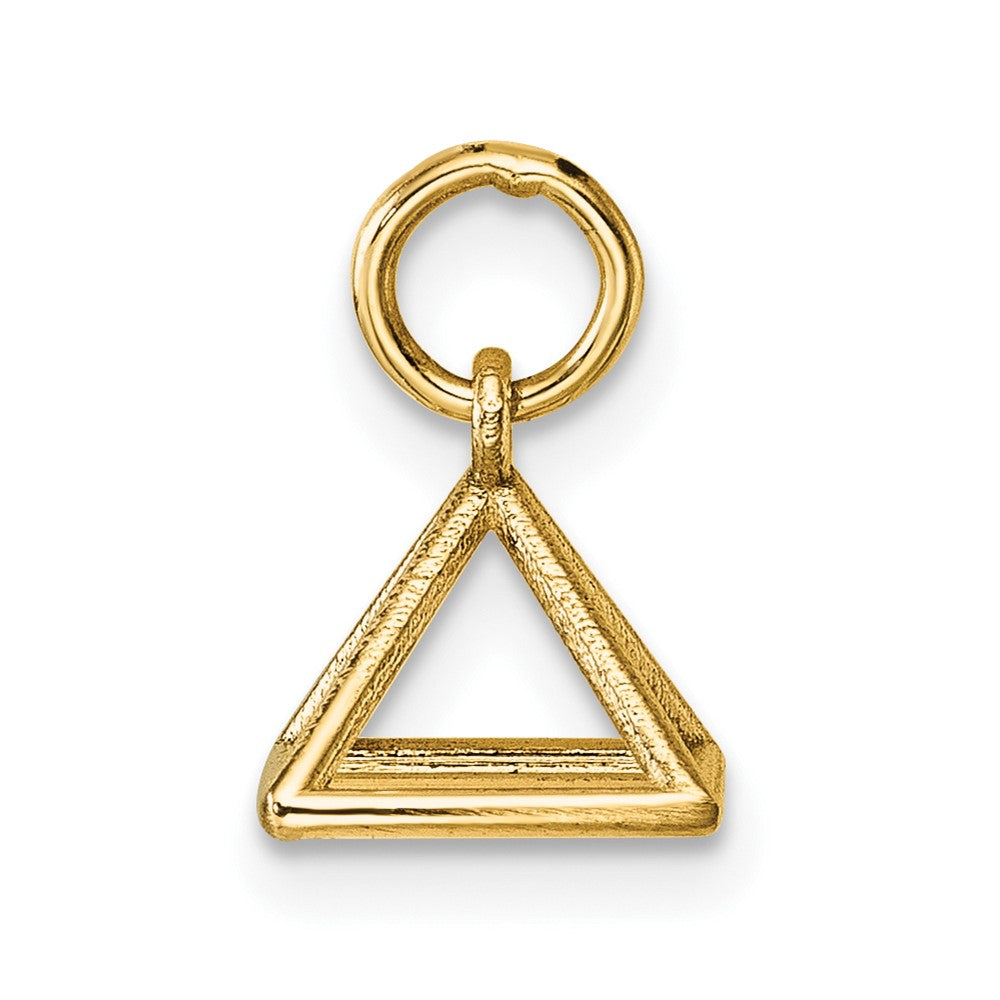 Charlie & Co Jewelry | 14k Polished Rectangular Pyramid Shape Pendant - Model D5788