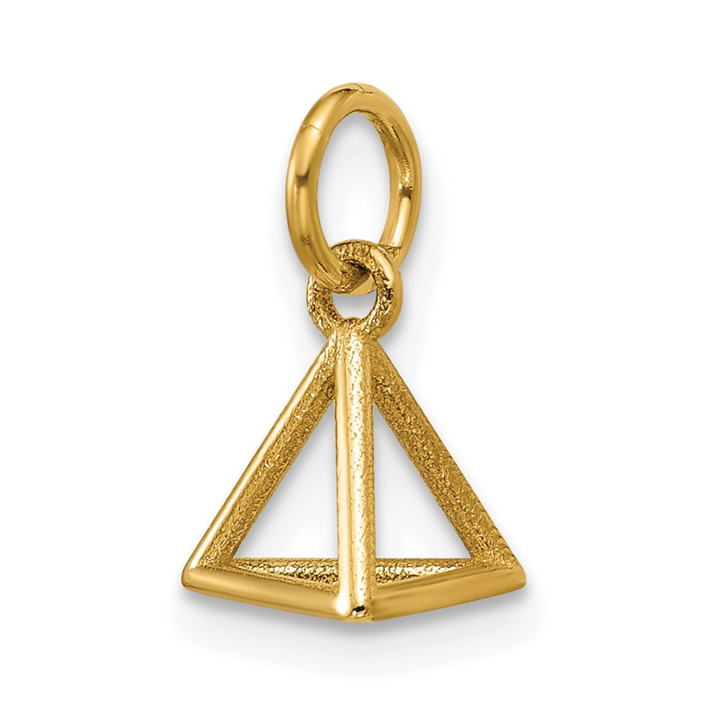 Charlie & Co Jewelry | 14k Polished Triangular Pyramid Shape Pendant - Model D5790