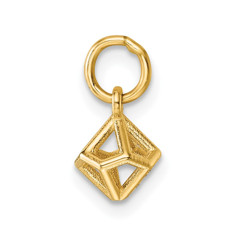 Charlie & Co Jewelry | 14k Polished Dodecahedron Shape Pendant - Model D5796